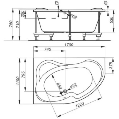 POLY KADA LARA 170X110 L KPL.