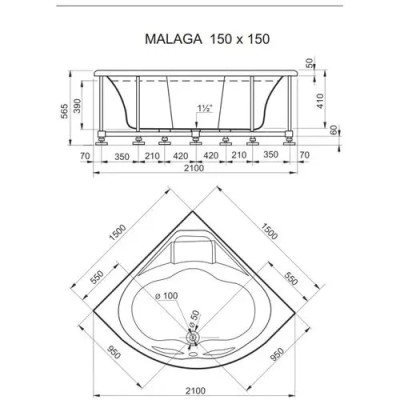 KADA MALAGA 150X150 LUX