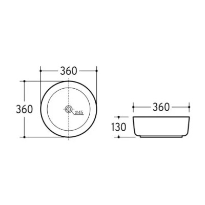 LAVABO SIMPLE 8 82MB6259 BEL.M